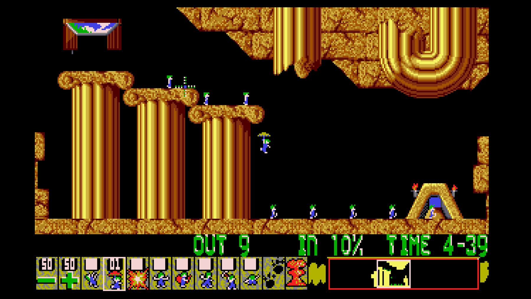 Lemmings screenshot